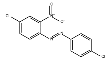 1-(4-氯-2-硝基苯基)-2-(4-氯苯基)-(1E)-二氮烯 结构式
