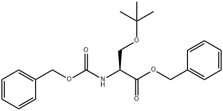 O-叔丁基-N-苄氧羰基-L-丝氨酸苄酯 结构式