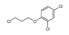 2,4-二氯-1-(3-氯丙氧基)苯 结构式