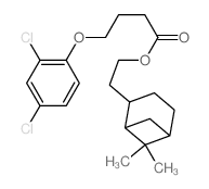 Butanoic acid, 4-(2,4-dichlorophenoxy)-, 2-(6,6-dimethylbicyclo[3.1.1]hept-2-yl)ethyl ester 结构式