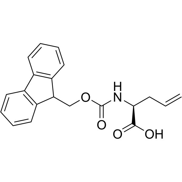 Fmoc-L-烯丙基甘氨酸 结构式