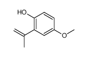 Phenol, 4-methoxy-2-(1-methylethenyl)- 结构式