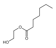 庚酸-2-羟乙酯 结构式