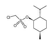Methanesulfonic acid, 1-chloro-, (1R,2S,5R)-5-methyl-2-(1-methylethyl)cyclohexyl ester 结构式
