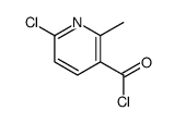 6-氯-2-甲基烟酰氯 结构式