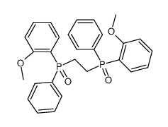 Phosphine oxide, 1,1′-(1,2-ethanediyl)bis[1-(2-methoxyphenyl)-1-phenyl-, (1R,1′R)- 结构式