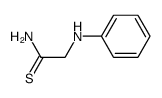 2-(苯氨基)硫代乙酰胺 结构式