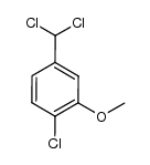 1-氯-4-(二氯甲基)-2-甲氧基苯 结构式