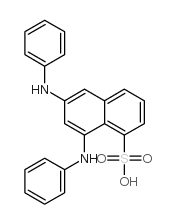 6,8-二苯胺基萘-1-磺酸 结构式