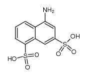 5-氨基-1,7-萘二磺酸 结构式