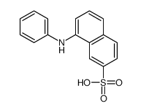 8-苯胺基-2-萘磺酸 结构式