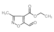 5-甲酰基-3-甲基-4-异噁唑羧酸乙酯 结构式