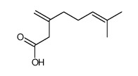 7-甲基-3-亚甲基-6-辛烯酸 结构式