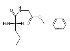 L-亮氨酰甘氨酸苄酯 结构式