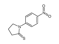1-(4-硝基苯基)吡咯烷-2-硫酮 结构式