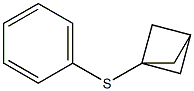 双环[1.1.1]戊烷-1-基(苯基)硫烷 结构式