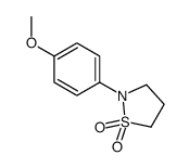 2-(4-Methoxyphenyl)isothiazolidine 1,1-dioxide 结构式