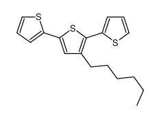 3'-己基-2,2':5',2''-三联噻吩 结构式