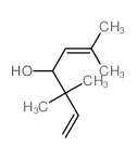 3,3,6-三甲基-1,5-庚二烯-4-醇 结构式