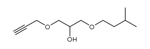 2-Propanol, 1-(3-methylbutoxy)-3-(2-propyn-1-yloxy)- 结构式