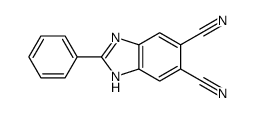 2-苯基-1H-苯并咪唑-5,6-二腈 结构式