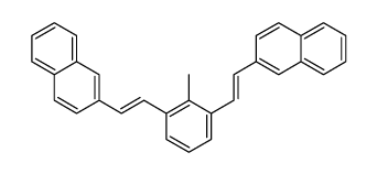 2,2'-[(2-甲基-1,3-亚苯基)二-2,1-乙烯二基]二萘 结构式