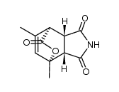 4,7-乙烯基吡喃并[3,4-c]吡咯-1,3,6(2H)-三酮,3a,4,7,7a-四氢-4,8-二甲基-,(3aα,4α,7α,7aα)- 结构式
