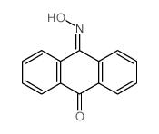 10-(Hydroxyimino)-9,10-dihydroanthracene-9-one 结构式
