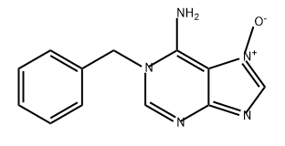 1-苄基-6-氨基嘌呤-7-氧化物 结构式
