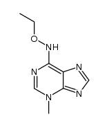N-乙氧基-3-甲基-3H-嘌呤-6-胺 结构式