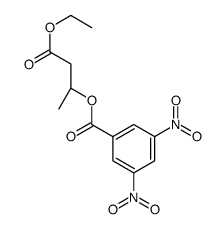 Butanoic acid, 3-[(3,5-dinitrobenzoyl)oxy]-, ethyl ester, (3S)- 结构式