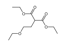 2-(2-乙氧基乙基)丙二酸二乙酯 结构式