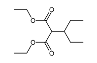 2-(1-乙基丙基)丙二酸二乙酯 结构式
