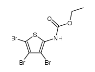Carbamic acid, (3,4,5-tribromo-2-thienyl)-, ethyl ester (9CI) 结构式