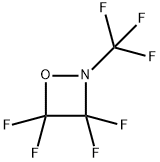 1,2-Oxazetidine, 3,3,4,4-tetrafluoro-2-(trifluoromethyl)- 结构式