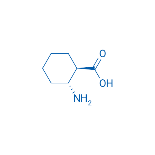 反-2-氨基-1-环己羧酸 结构式