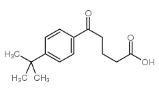 5-(4-叔丁基苯基)-5-氧戊酸 结构式