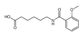 6-(2-甲氧基苯甲酰氨基)己酸 结构式