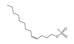 4-Tridecen-1-ol, methanesulfonate, (Z)- (9CI) 结构式