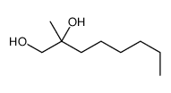 (2R)-2-甲基-1,2-辛二醇 结构式
