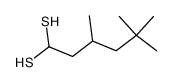 3,5,5-三甲基-1,1-己二硫醇 结构式