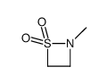2-甲基-1,2-噻吖丁啶-1,1-二氧化物 结构式
