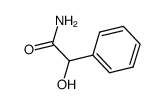 (+/-)-扁桃酰胺 结构式