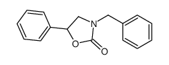 3-苄基-5-苯基-2-恶唑烷酮 结构式