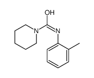 1-(N-(O-TOLYL)CARBAMOYL)PIPERIDINE 结构式