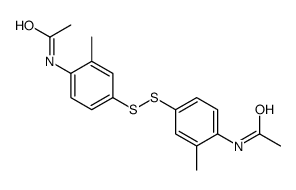 Acetamide, N,N'-[dithiobis(2-methyl-4,1-phenylene)]bis- (9CI) 结构式