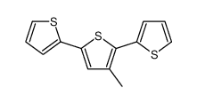 3'-甲基-2,2':5',2''-三联噻吩 结构式