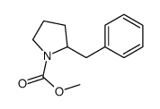 2-苄基吡咯烷-1-羧酸甲酯 结构式