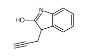 1,3-二氢-3-(2-丙炔-1-基)-2H-吲哚-2-酮 结构式