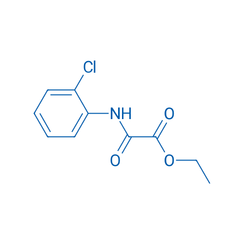 Ethyl 2-[(2-chlorophenyl)amino]-2-oxoacetate 结构式